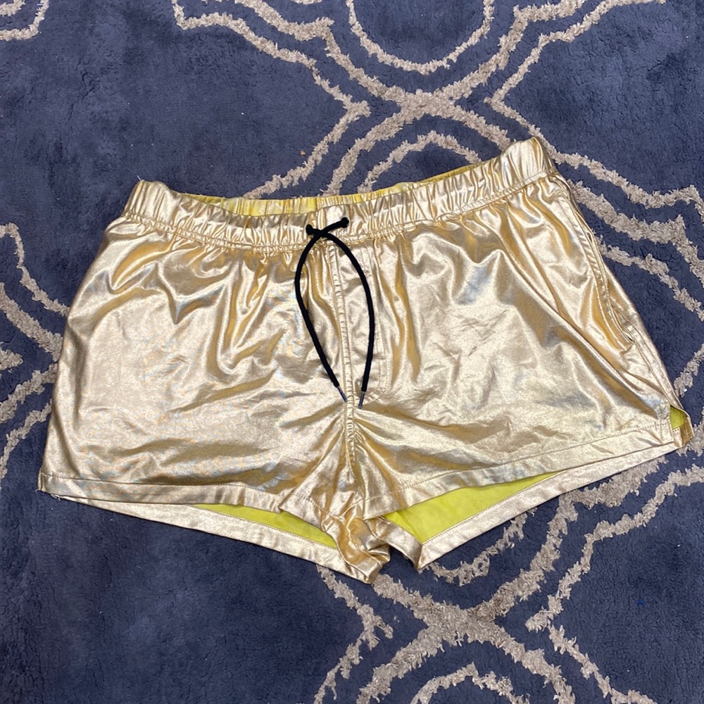 ASOS Gold Swim Shorts Size XL